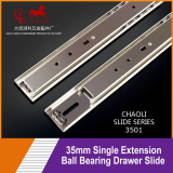 35mm Single Extension Ball Bearing Drawer Slide